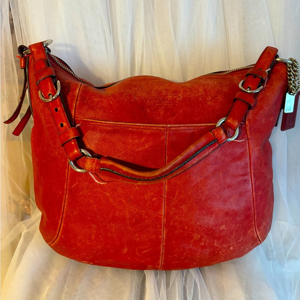 Coach Red Soho Shoulder Bag